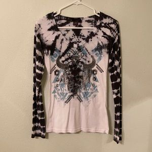 Long sleeve Aztec shirt